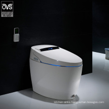 Ceramic One Piece Siphonic Flushing Intelligent Electric Automatic Smart Toilet with Bidet